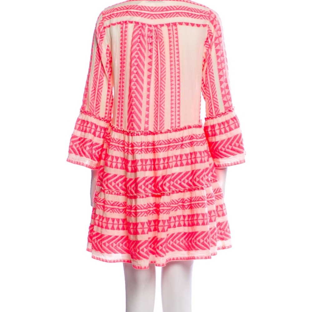 Devotion TWINS Pink and White Mini Dress - Picture 3 of 5